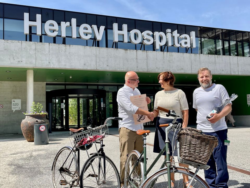 Herlev og Gentofte Hospital vinder Pedalkraft-Prisen 2026